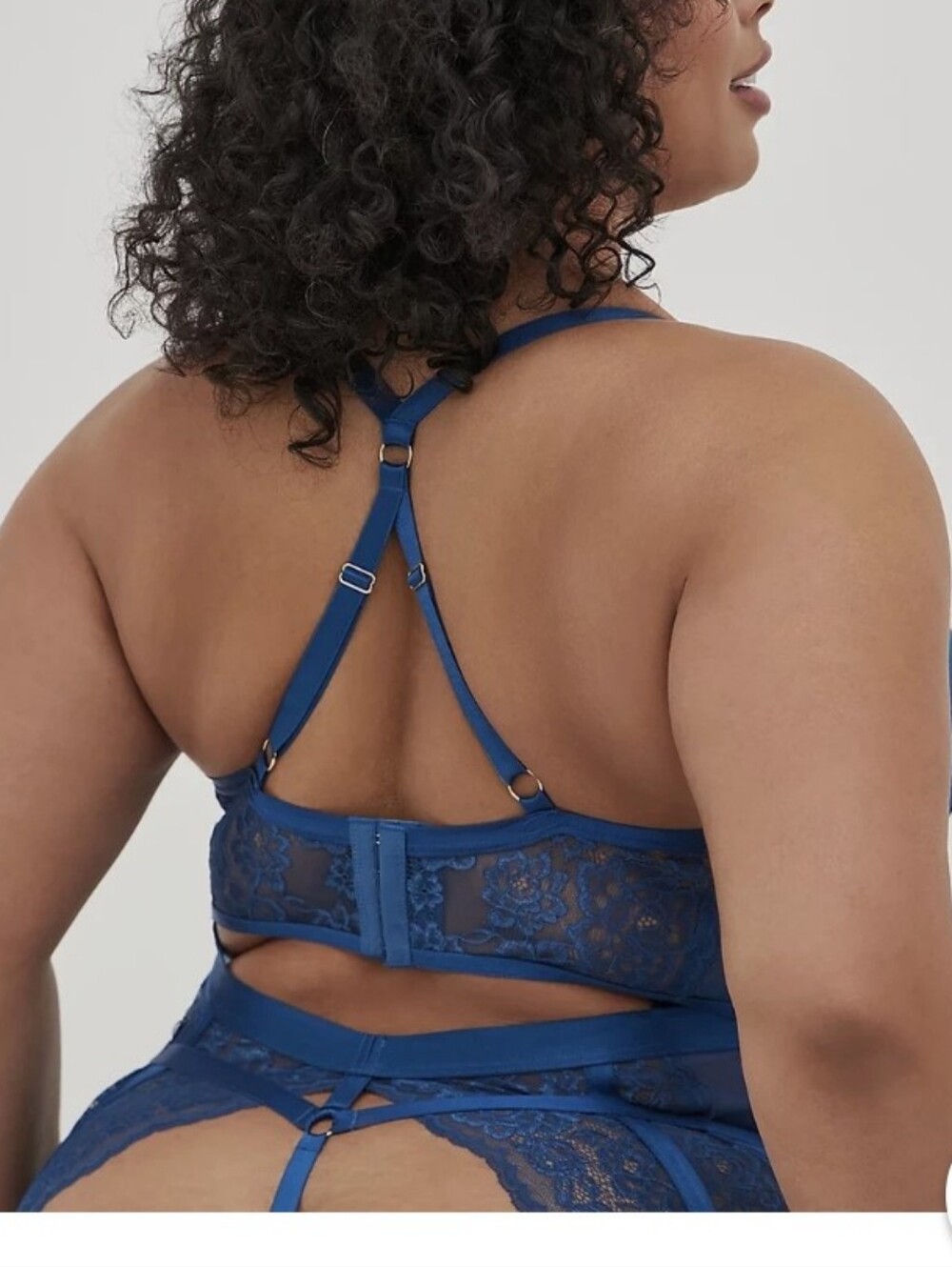 Torrid Red Lace Corset Bodysuit - Picture 3 of 6